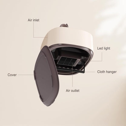 WunderVoX Portable Electric Clothes Dryer Machine with LED UV White
