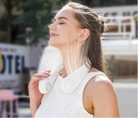Neckband Portable Fan — Hands Free Cooling for Indian Summer