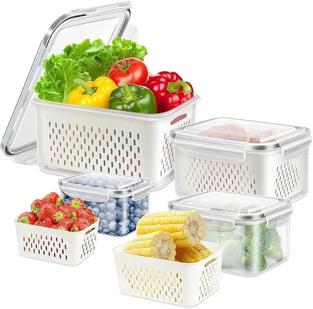 Refrigerator Storage Containers Boxes (pack of 4)