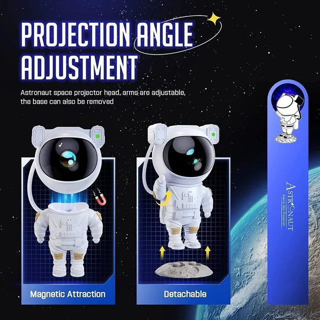 Robot Sky Space Stars Light Astronaut Galaxy Projector