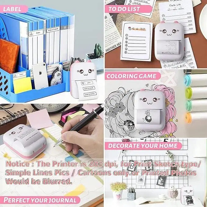 Rechargeable Mini Bluetooth Thermal Printer