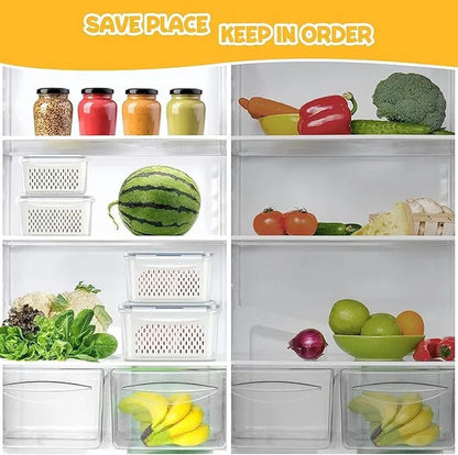 Refrigerator Storage Containers Boxes (pack of 4)