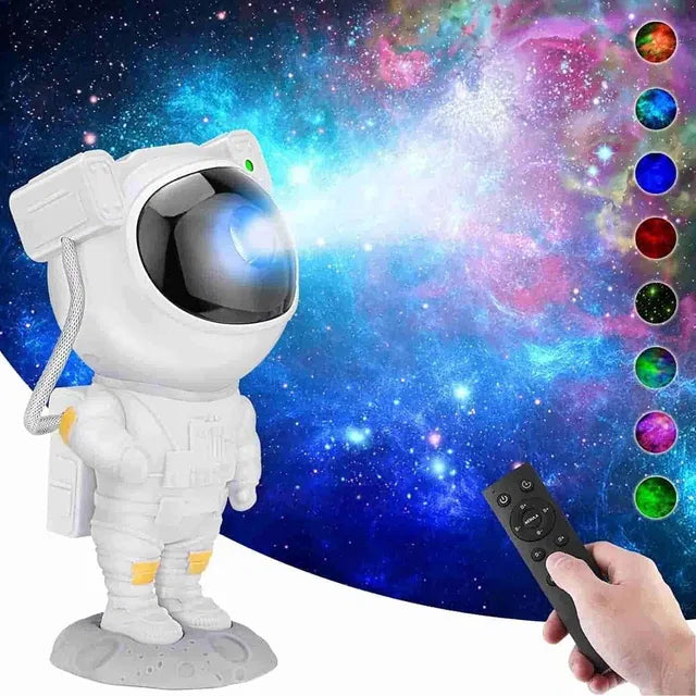 Robot Sky Space Stars Light Astronaut Galaxy Projector