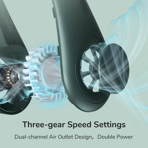 Neckband Portable Fan — Hands Free Cooling for Indian Summer