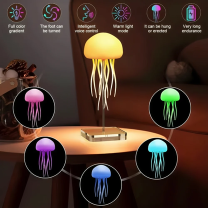 Giftoo Aurora Jellyfish Mood Light Lamp with Tentacles Hanging USB-C