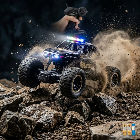 High-Speed RC Monster Truck with LED Lights