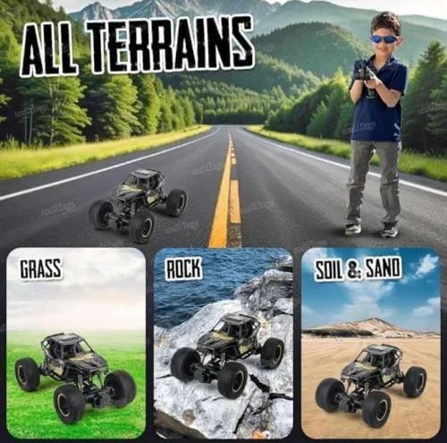High-Speed RC Monster Truck with LED Lights